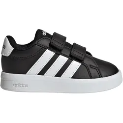 adidas Grand Court 3.0 Klettverschluss Baby-Sneaker HP3535 - core black/cloud white/cloud white 24