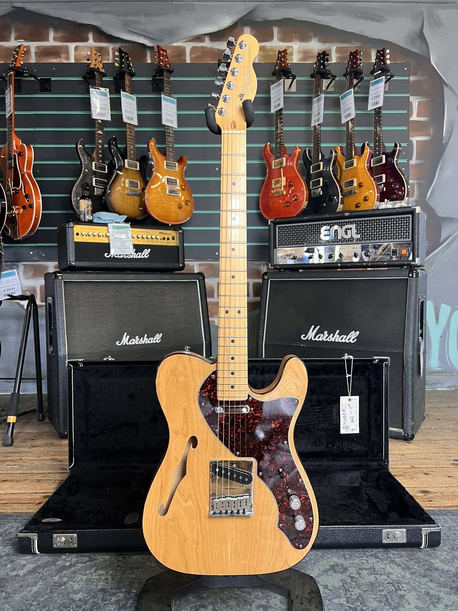 Fender Thinline Telecaster Natural 2001 Semi-Hollow Electric Guitar   natural - Refurbished