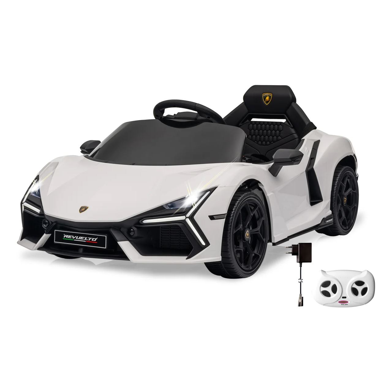 Jamara Ride-on Lamborghini Revuelto wei? 2,4GHz Li-Power 12.