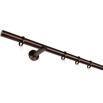 Gardinenstange MYDECO "Match-Function" Gr. 1, braun (bronzefarben), L:160cm Ø:25mm, Gardinenstangen