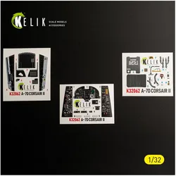 Kelik A-7D CORSAIR II - interior 3D decals for Trumpeter kit