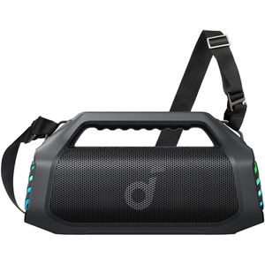 Soundcore Bluetooth-Lautsprecher Boom 2 Pro, schwarz, Party-Lautsprecher, RGB-Beleuchtung, 20h Akkulaufzeit, 100 W