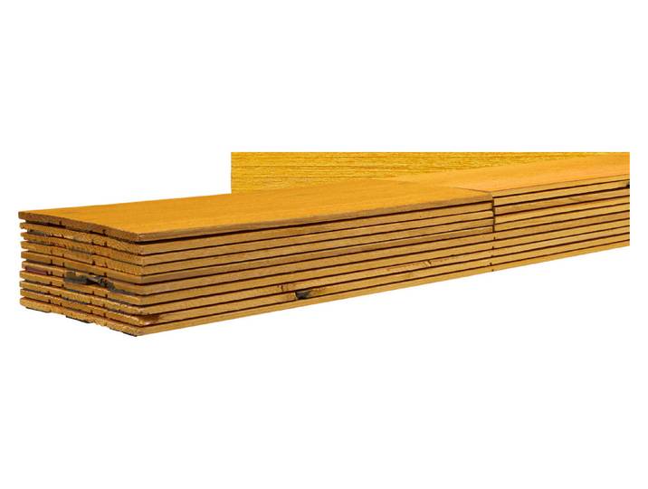 Selbstklebender Holz-Wandbelag C14-Gelb Gebürstet 900x128mm