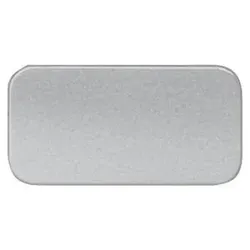 Siemens 3SB2901-2AA Bezeichnungsschild zum Kleben, Schildgröße 9,5x18,5mm, silber 3SB29012AA  - 10 Stück