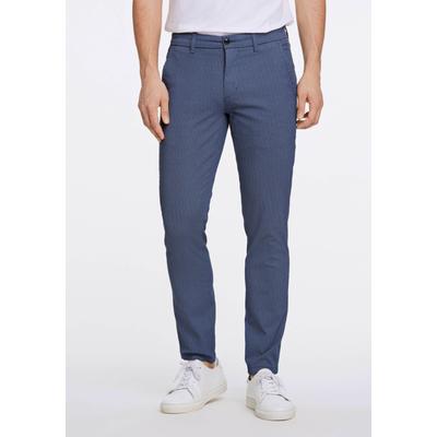 Chinos LINDBERGH "Chinos Slim Fit", Herren, Gr. 36, Länge 34, navy, Obermaterial: 98% Baumwolle, 2% Elasthan, slim fit, Hosen