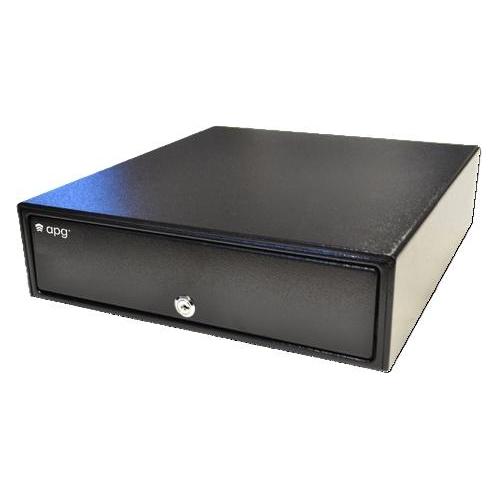 APG Cash Drawer Ecd330 Slide-Out Black Painted (ECD330B-BLK)