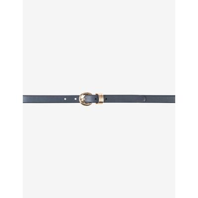Ledergürtel BRAX "Style DAMENGÜRTEL", Damen, Gr. 100, blau, Leder, Gürtel Ledergürtel