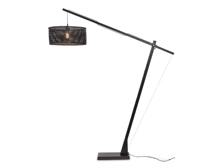 Lampadaire bambou noir ø50cm