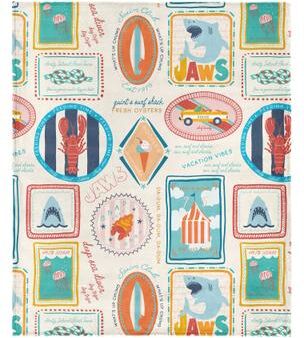 Jaws Silk Touch Throw Blanket 40x50 inches by THE NORTHWEST GROUP in Stamps (Size OS)