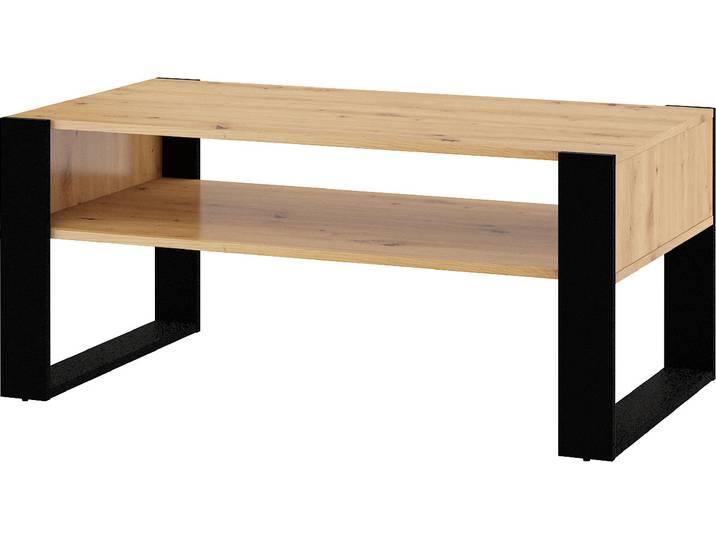 Couchtisch Nuka F 110x60 Artisan Eiche schwarz