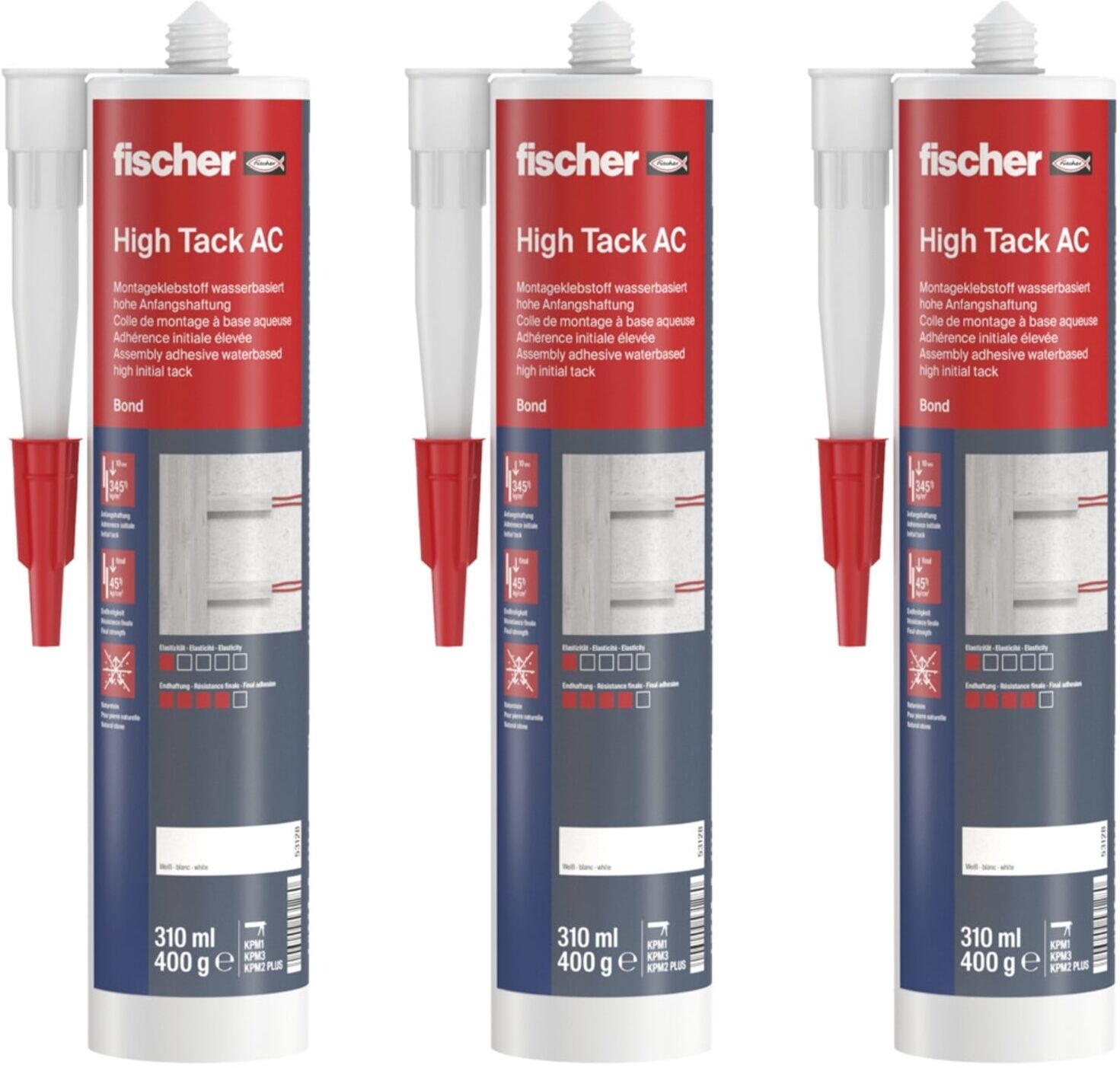 fischer High Tack AC 310 weiß (3) (573639)