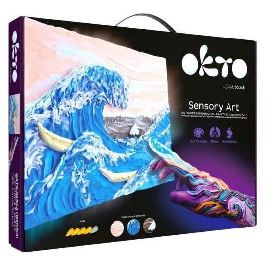 Okto Kreativset - Die grosse Welle in Kanagawa 30x40cm (OKT5368)