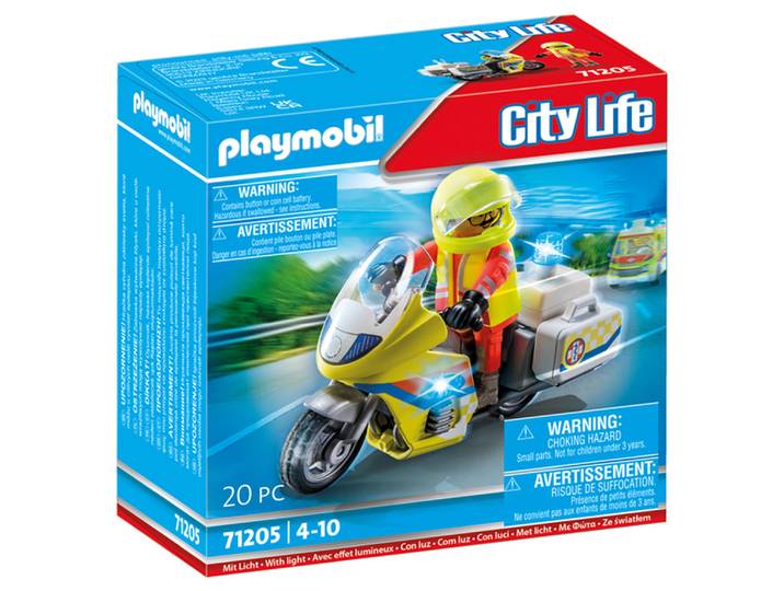 Urgentiste avec moto