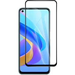 Screenguard Oppo A76 Full Screen Panzerglas Schutzfolie 2.5D 9H (Oppo A76), Smartphone Schutzfolie, Schwarz