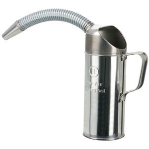 Pressol Messbecher 07642, aus Weißblech, mit flexiblem Ausgießrohr, 1 Liter