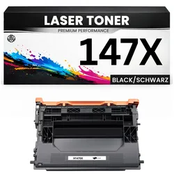 XXL Toner kompatibel für HP W1470X(147X) LaserJet Enterprise M611dn/M611x/M612dn/M612x MFP M634h/M635fht/M635h/M636fh in Schwarz