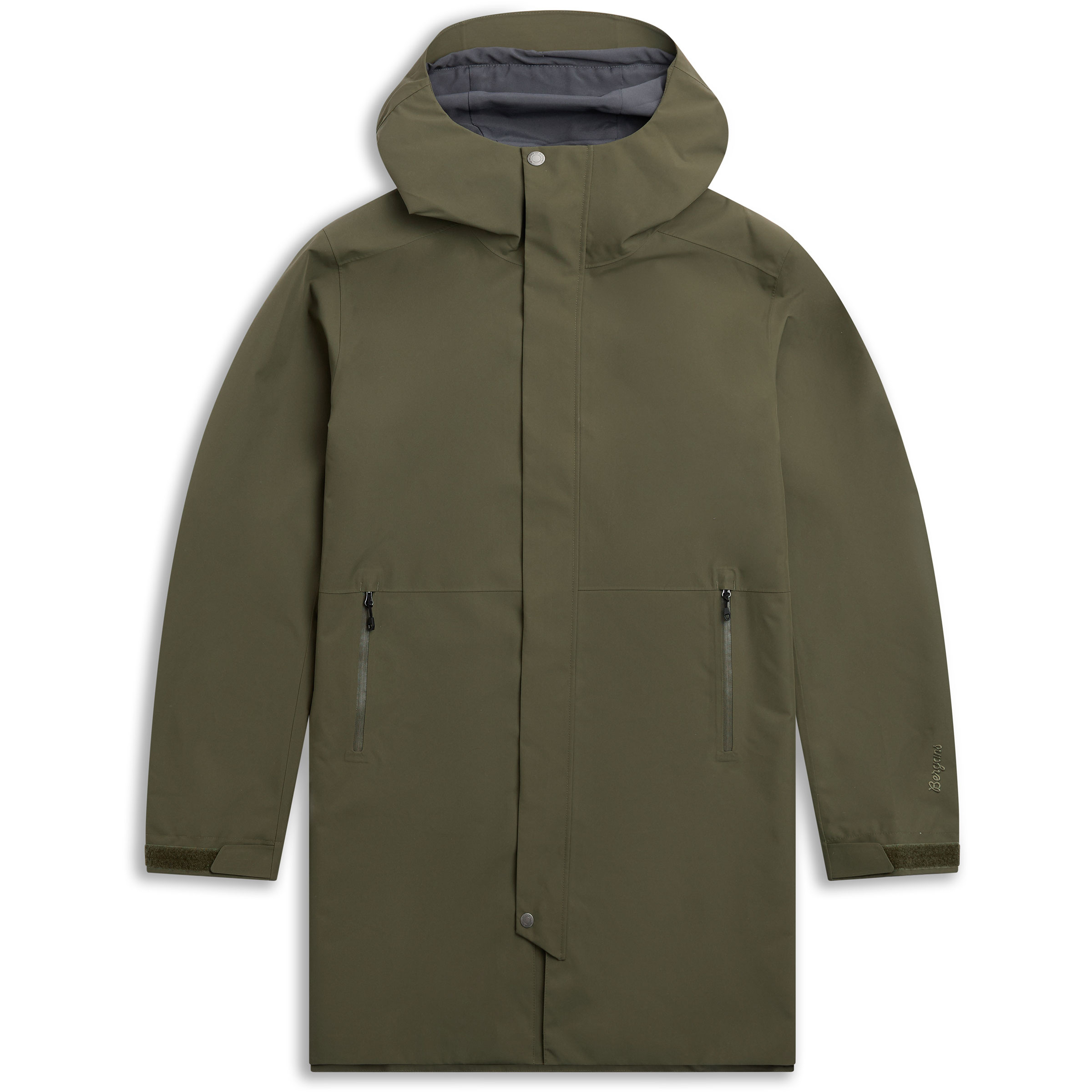 Bergans Urban 2L Mantel Herren Parkas & Mäntel oliv Größe S Lifestyle Elastisch Wasserabweisend