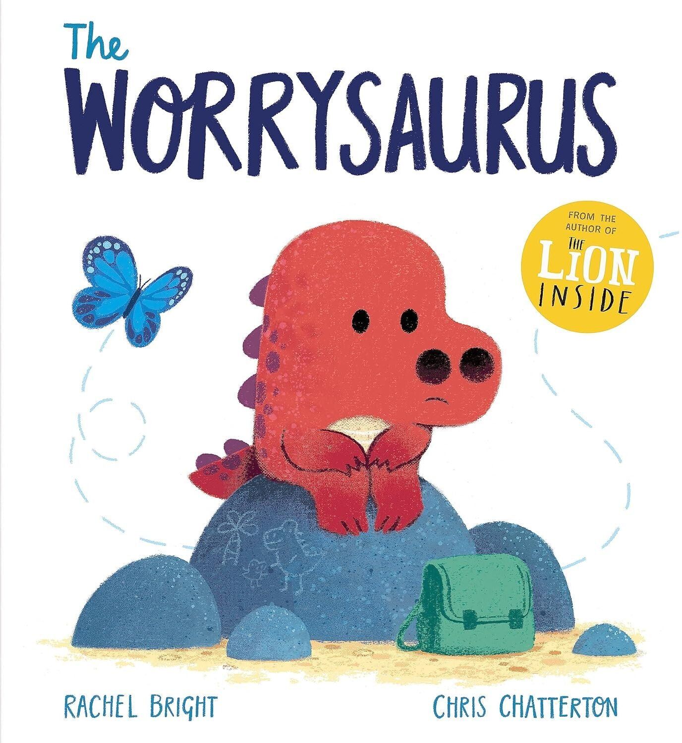 HARPERCOLLINS Rachel Bright 2 Book Collection Set – The Worrysaurus & The Way Home for Wolf   Children’s Picture Books on Feelings & Friendship