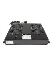 Intellinet Rack-Lüftereinsatz mit 4 cooling fans thermostat Wechselstrom 220/240 V Schwarz RAL 9005 48,3 cm 19" (712866)