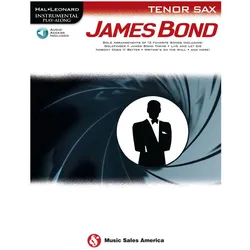 Hal Leonard James Bond for Tenor Sax - Play-Along