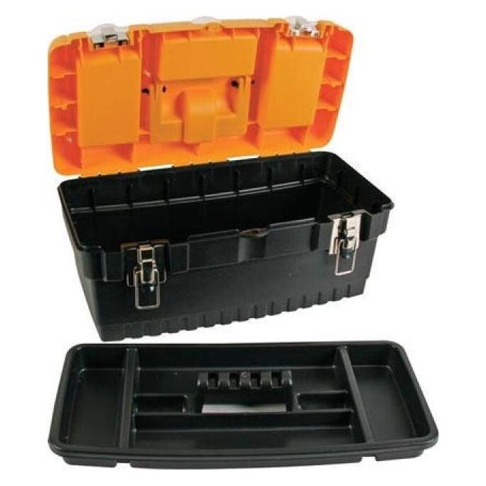 Perel Werkzeugbox mit Metallschlössern (OM16M)