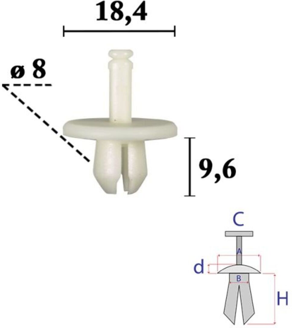 Lagerung, Kotflügelhalterung ROMIX ROM C70648