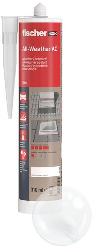 Fischer DDK 310 Allwetter-Dichtstoff Herstellerfarbe Transparent 049103 310ml