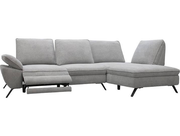 Ecksofa JACKY Stoff grau