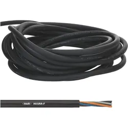 Lapp, Kabelleitung, 10 Meter 1600206 H05RR-F 2x2,5 mm2 Gummileitung flexibel ohne Schutzleiter I dünnes Gummikabel (10 m)