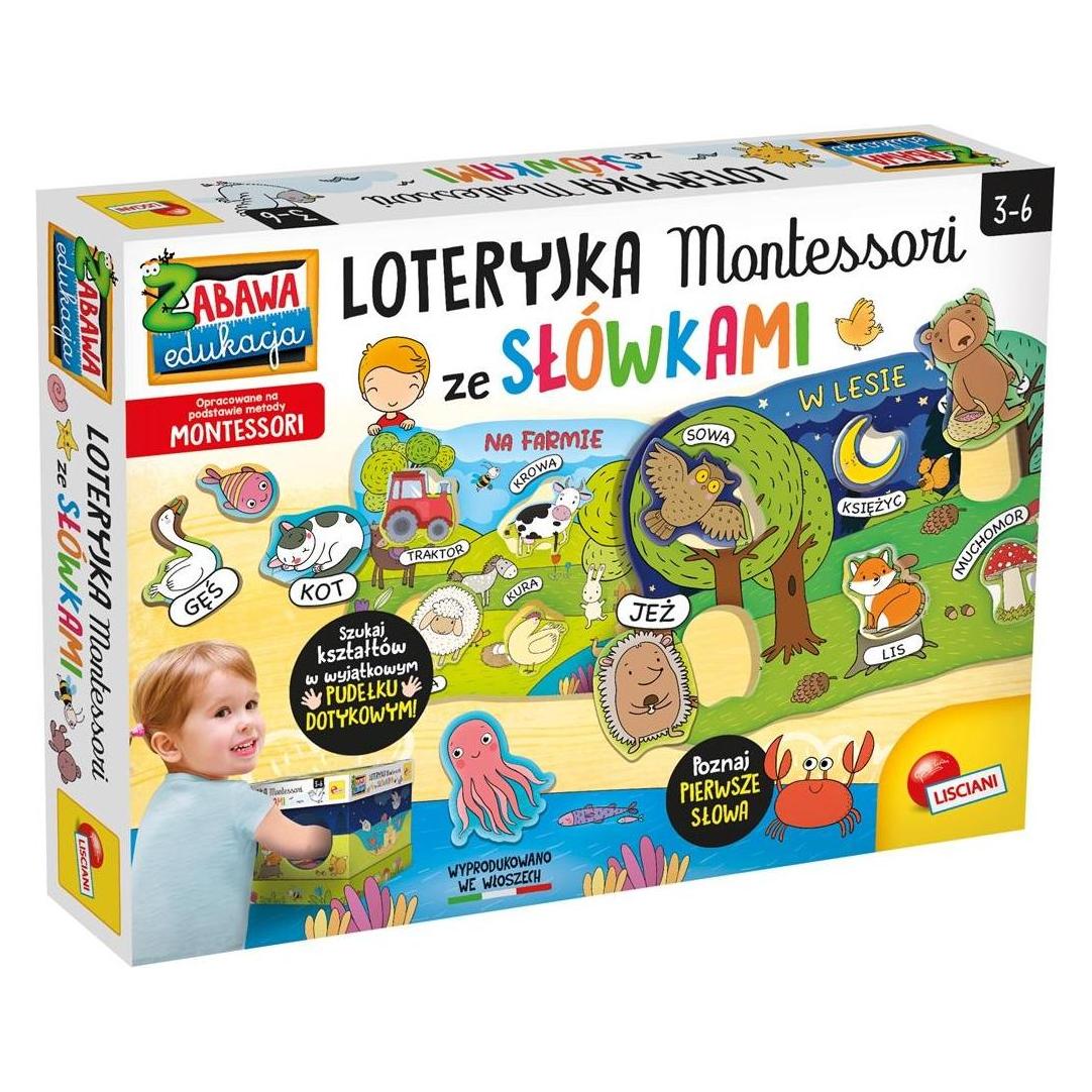 Lisciani Montessori-Lotteriespiel mit Worten (Deutsch) (304-PL92802)