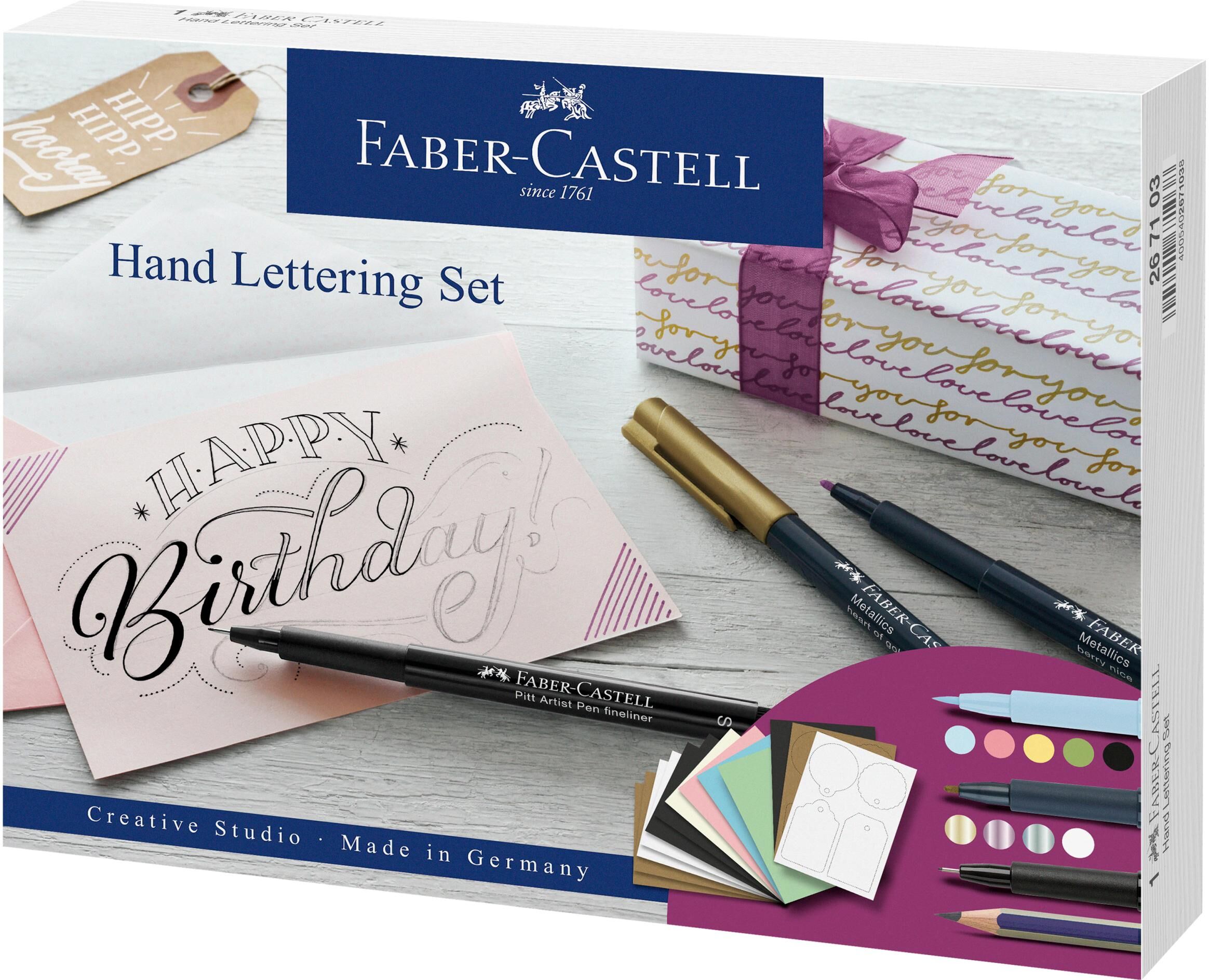 Buntstift FABER-CASTELL "Handlette", bunt, Stifte, Buntstift bunt Einheitsgröße