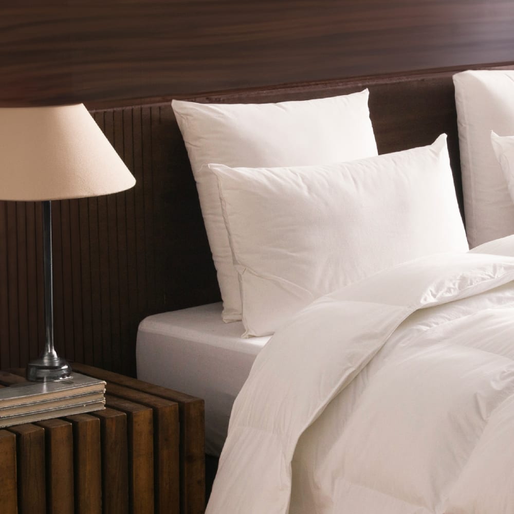 Dodo Oreiller - 55% duvet - 30% laine thermorégulante - medium 60x60 Blanc 60x0x60cm