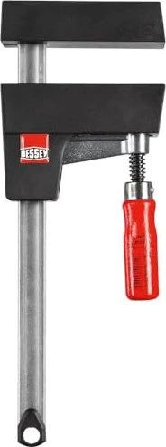 Bessey Leichte Korpuszwinge UniKlamp UK60 (schwarz/rot, 600 / 80)