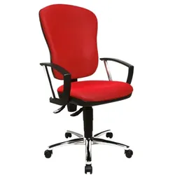 Topstar Bürostuhl »Steel Point 80« ohne Armlehnen rot
