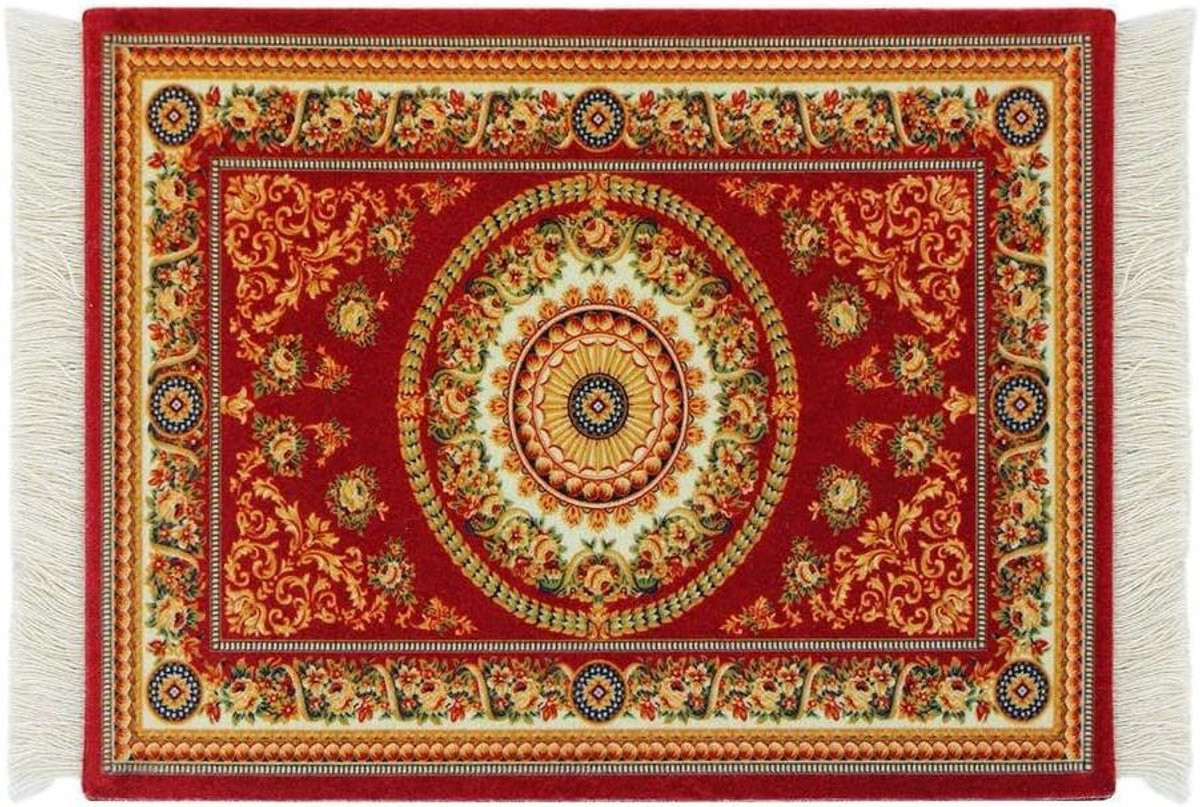 Perzische Muismat - Mini Tapijt Muispad - Bohemen Stijl - 18 x 23 cm