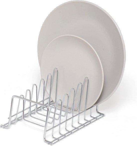 Chroom Bordenrek en Afdruiprek Keuken Organizer Klein