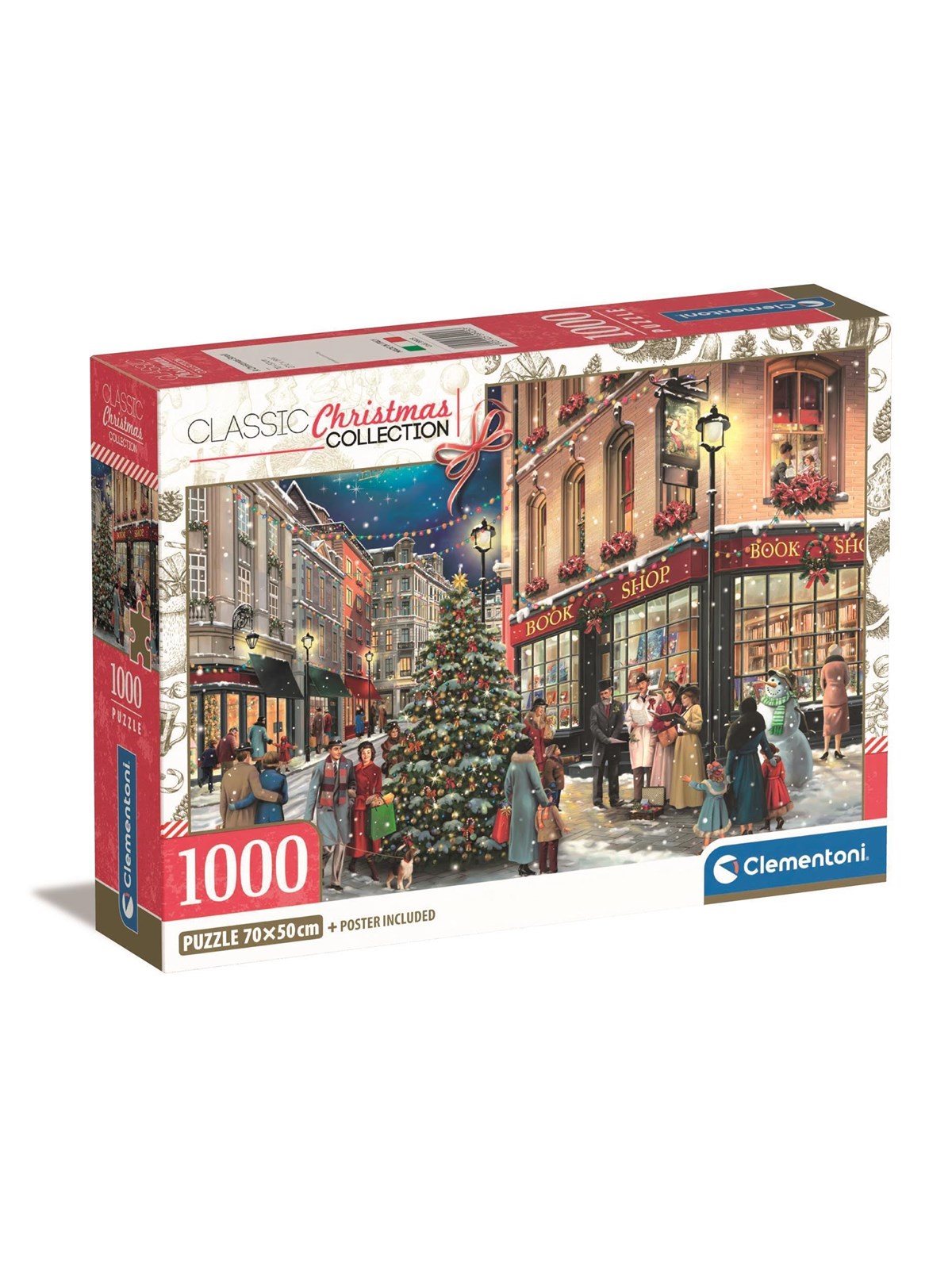 Clementoni HQC Jigsaw Puzzle: A Christmas Stroll 1000 pieces 2D Puzzles