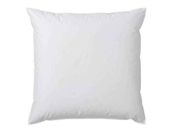 Centa-Star Kopfpolster Golf von Alaska, Weiß, Füllung: Entendaunen, Entenfedern, 80x80 cm, Oeko-Tex® Standard 100, weich und anschmiegsam, pflegeleicht, Heimtextilien, Kopfpolster & Bettdecken, Kopfkissen, Kopfpolster