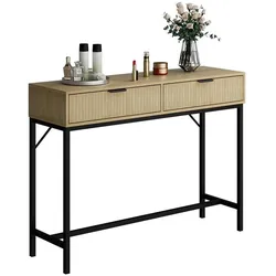 Vicco, Schminktisch, Lennox mit 2 Schubladen (100 x 30 x 75 cm)