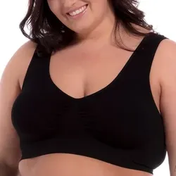 Magic BH Comfort Bra Bamboo Schwarz Medium Damen