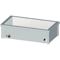 Stalgast Edelstahl Bain-Marie Tischgerät mit einem Becken, für 2x GN1/760x600x310 mm
