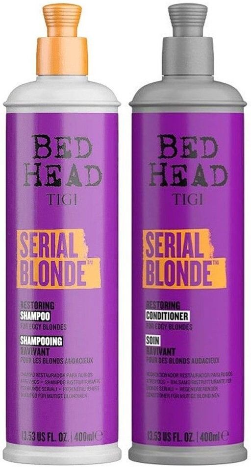 TIGI Bed Head Serial Blonde Restoring 400ml Gift Set
