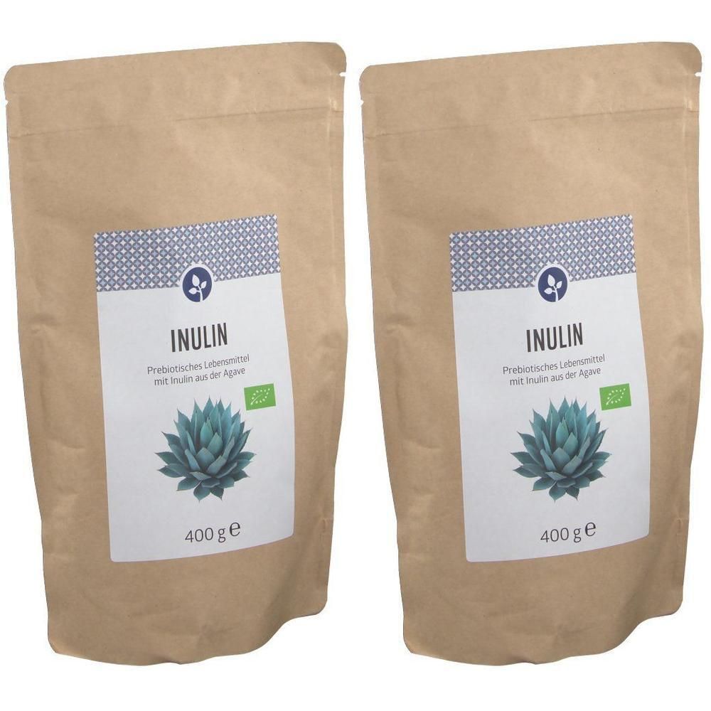 Inulin 100% Bio Pulver 2x 2x400 g