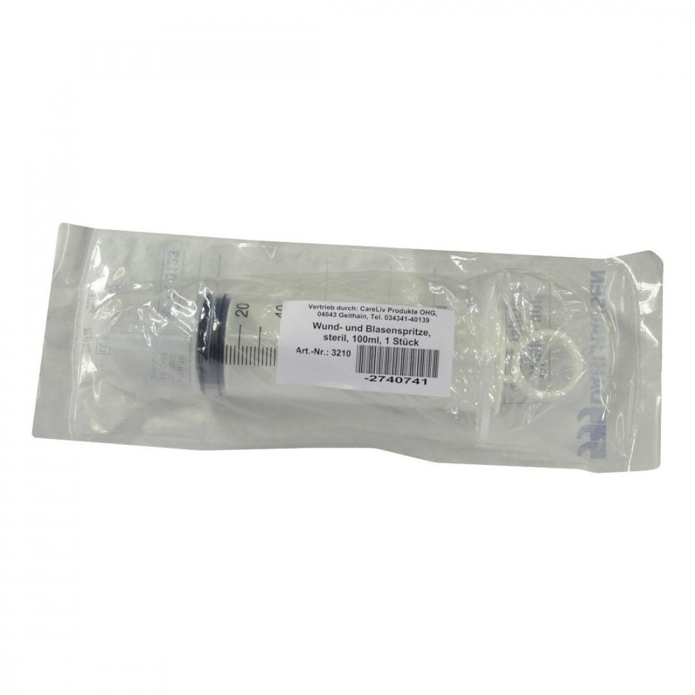 Careliv Produkte OHG Wund Und Blasenspritze 100 ml steril 02740741