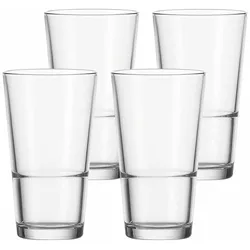 Leonardo EVENT Trinkglas Stapelglas XL 550 ml 4er Set