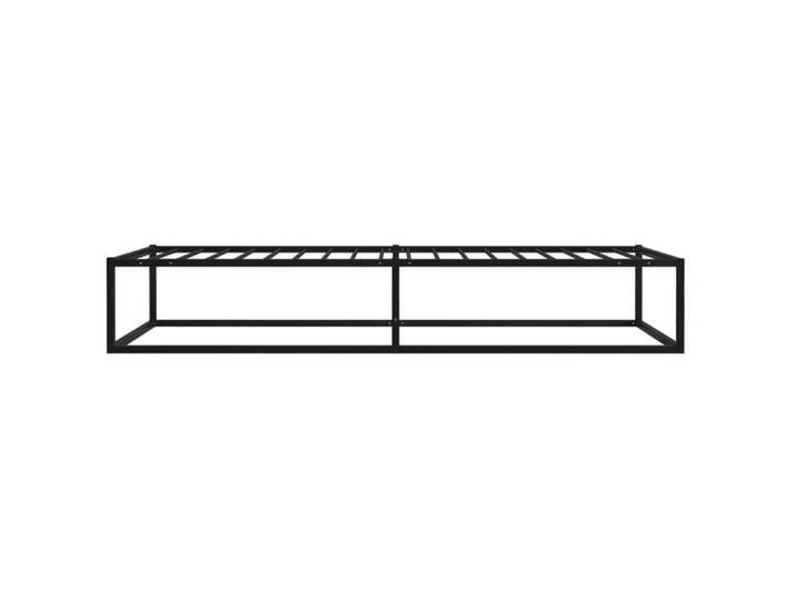 Lit Adulte en Métal 1 place - Cadre de lit Noir Mé Cadre de lit - sans matelas - noir métal 100x200cm @7377359 5953bxi24s