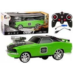 Lean Toys Auto R/C 1:18 Drift 360 Lichtton grün