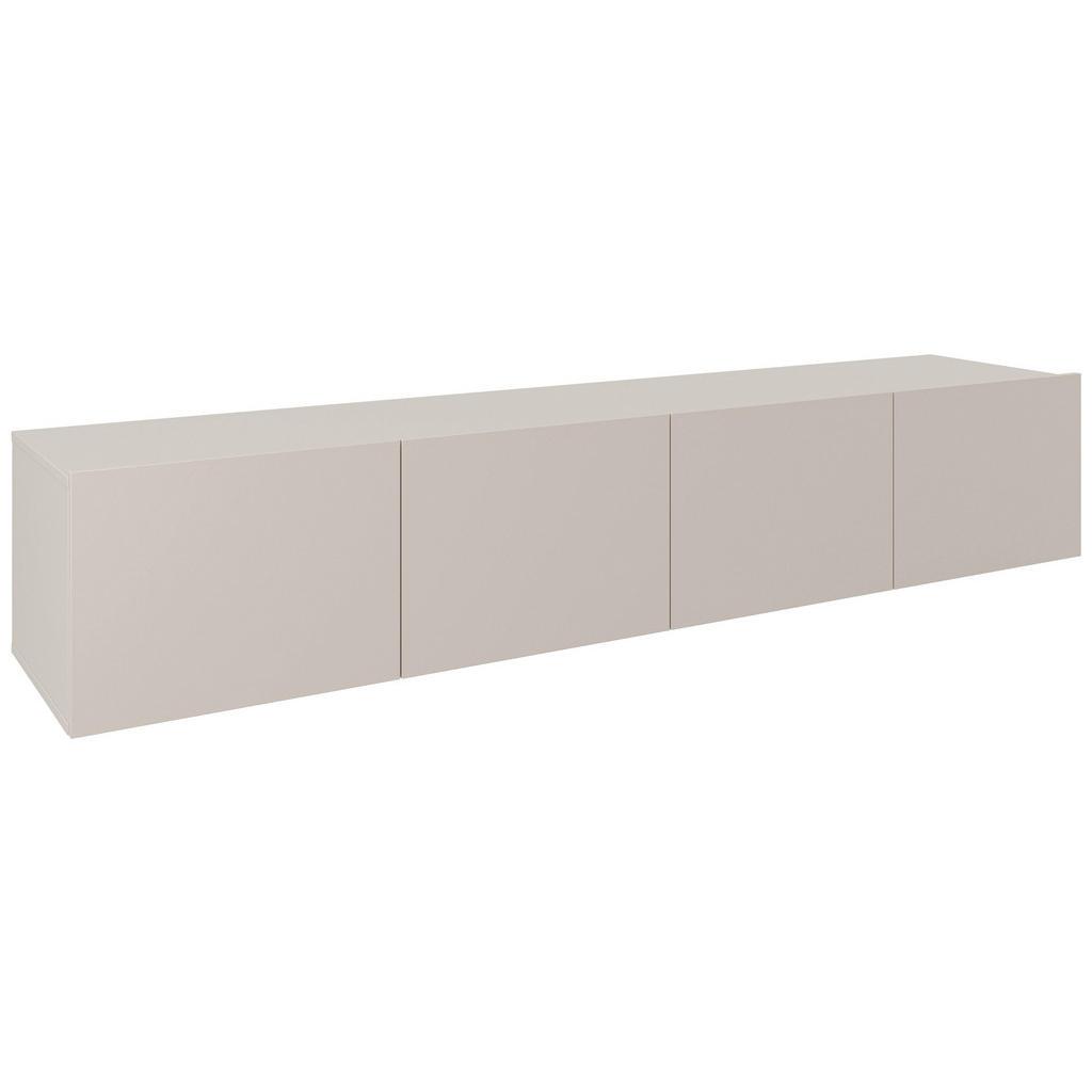 Hom`in Lowboard , Kaschmir , Holzwerkstoff , 200x36.7x42 cm , hängend , Wohnzimmer, TV Möbel, Lowboards, Lowboards hängend