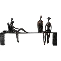 Casablanca by Gilde, Deko Figuren + Skulpturen, Skulptur Leisure Bronze
