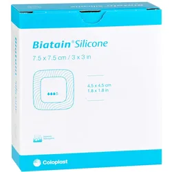 Biatain Silicone Schaumverband 7,5x7,5 c 10 St